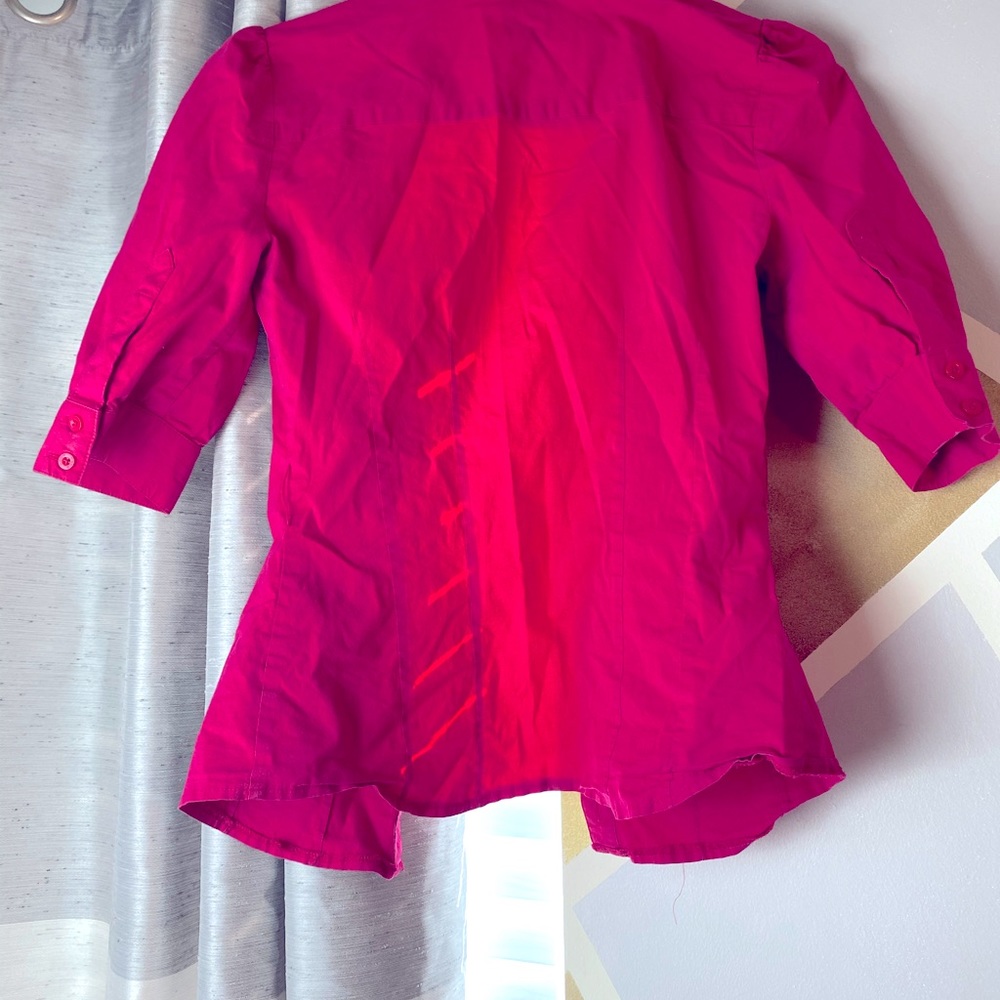 Pink Ruffled Shirt - Picture 2 of 2